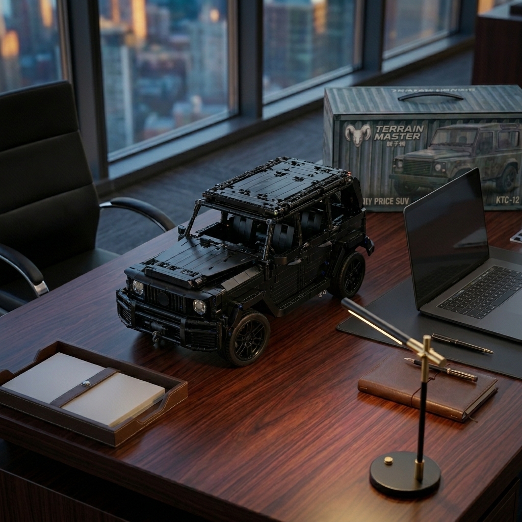 Siêu xe mô hình G63 AMG tỷ lệ 1:24 bằng kim loại màu đen