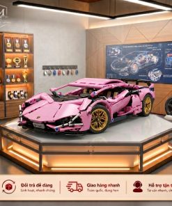 Mô Hình Lắp Ghép Lamborghini Hồng tỉ lệ 1:14 – Sức Hút Độc Đáo Từ Siêu Xe Cá Tính