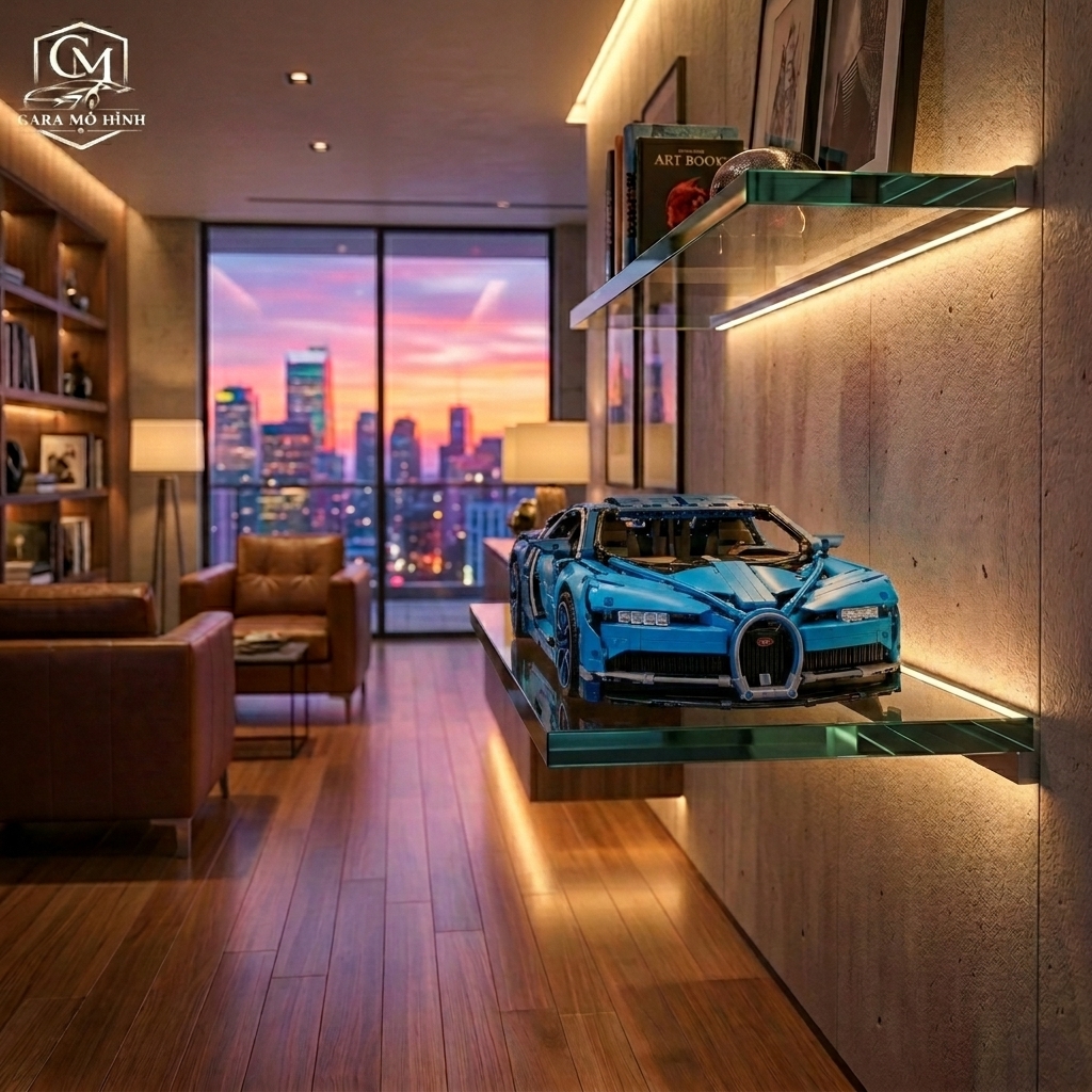 Xe Mô Hình Lắp Ráp Bugatti Chiron Super Sport NOCA 1388 Mảnh Ghép Tỷ Lệ 1:14 - Ảnh 5