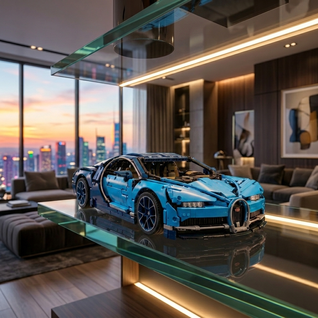Xe Mô Hình Lắp Ráp Bugatti Chiron Super Sport NOCA 1388 Mảnh Ghép Tỷ Lệ 1:14 - Ảnh 6