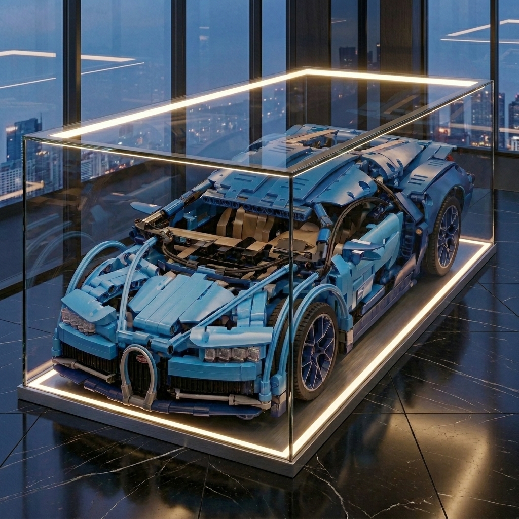Xe Mô Hình Lắp Ráp Bugatti Chiron Super Sport NOCA 1388 Mảnh Ghép Tỷ Lệ 1:14 - Ảnh 3