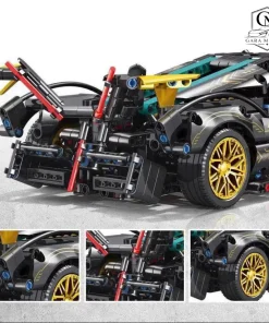 Xe đua Oto V12 Vàng Đen tỉ lệ 1:14